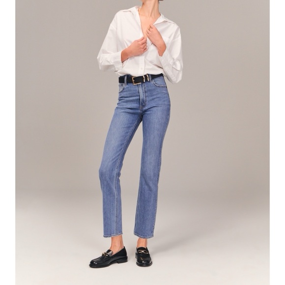 ABERCROMBIE & FITCH Ultra High Rise Ankle Straight | 2 (26) - Picture 7 of 16